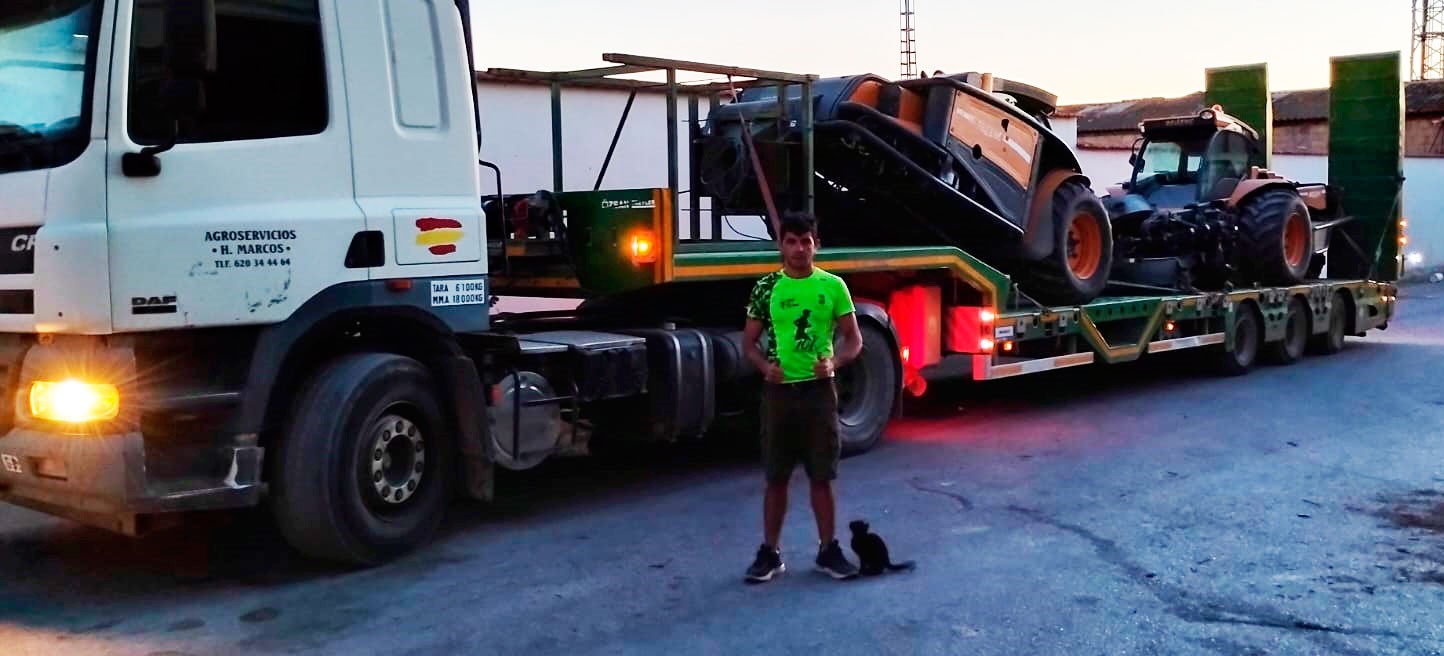 Góndola para transporte maquinaria pesada